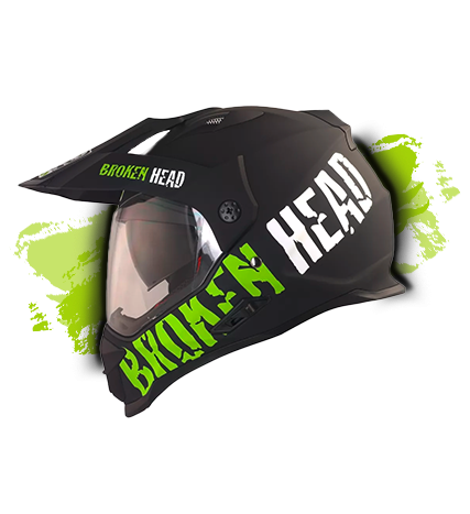 Endurohelm aus dem Broken Head Sortiment